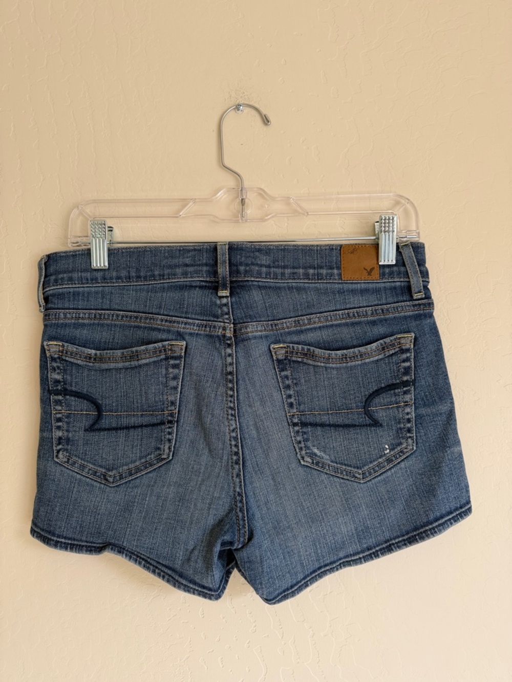 American Eagle Outfitters Women's Mid Wash Denim Shorts